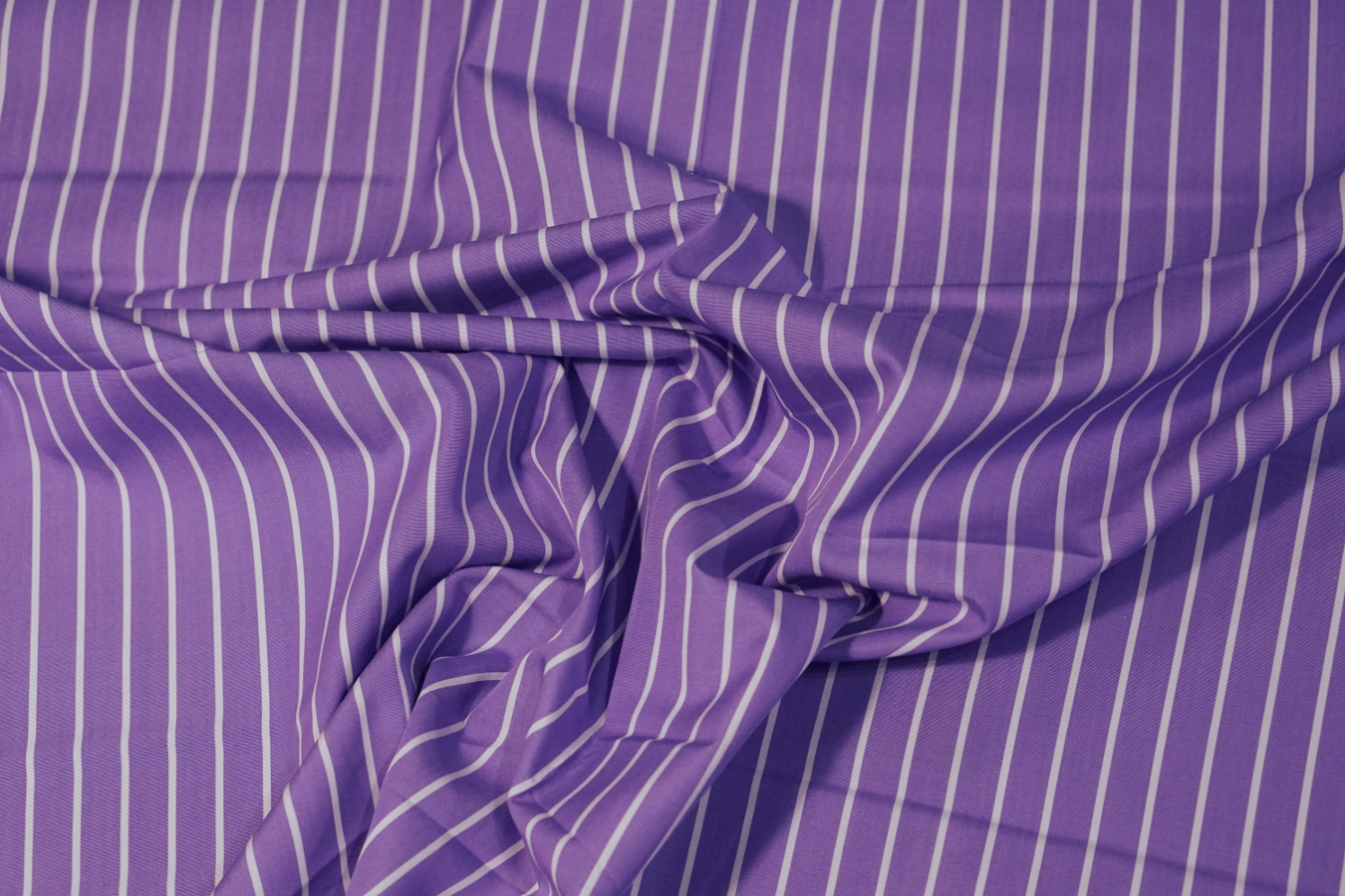 Baumwolle - violett/weiß