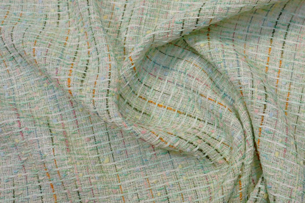 Sommerlicher Bouclé - mint