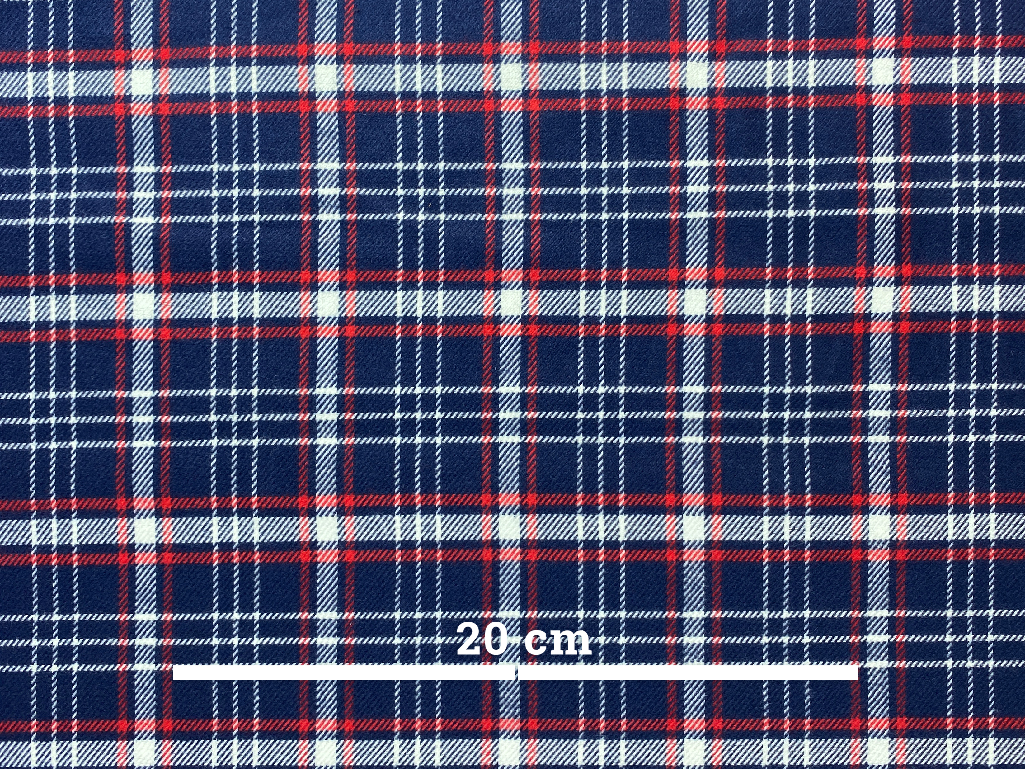 Flanell blau-rot-weiß