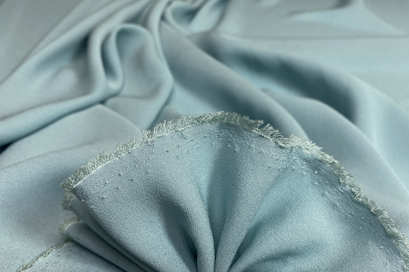 Seidencrêpe - hellblau