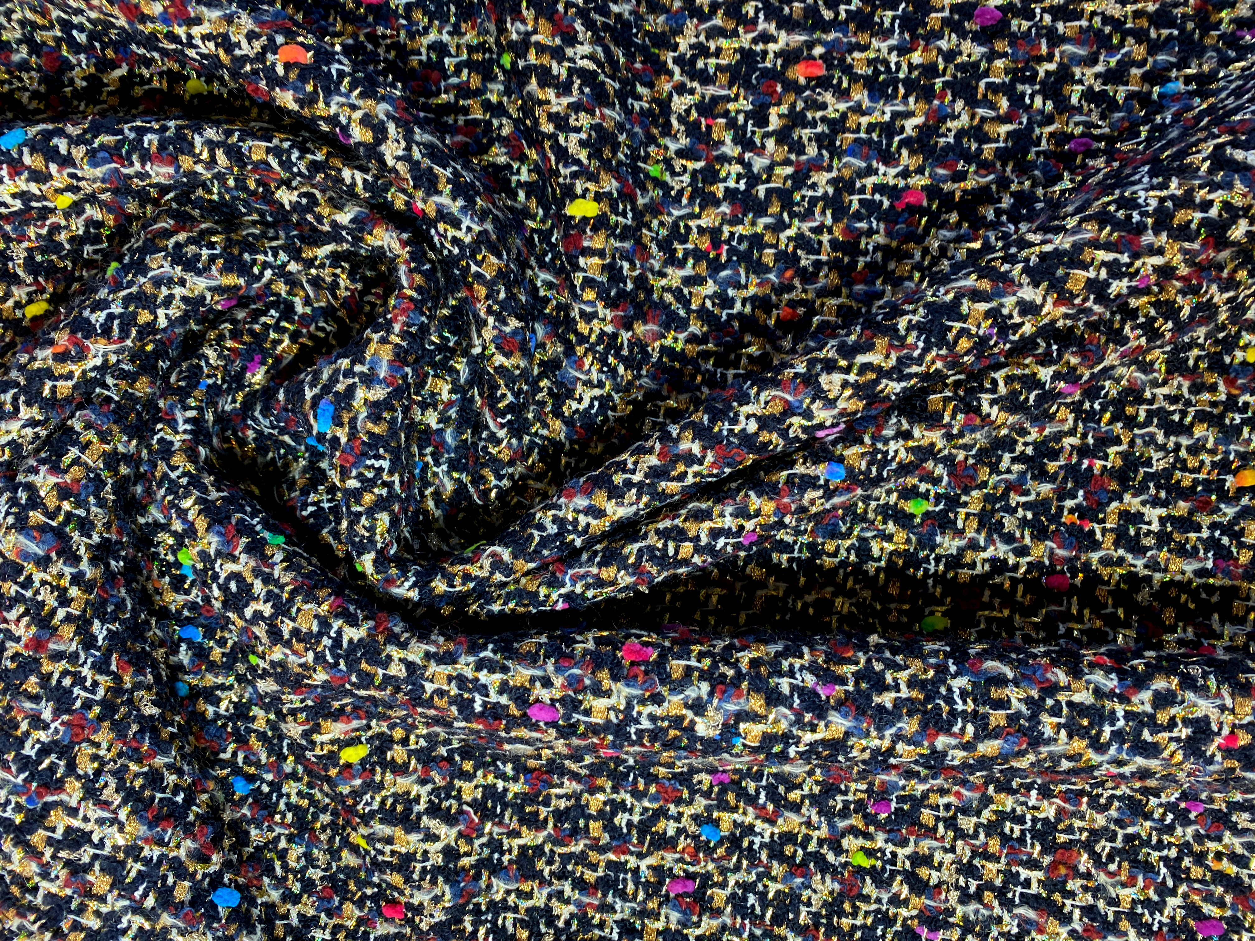 Kostümware schwarz-gold mit Tweedpunkten
