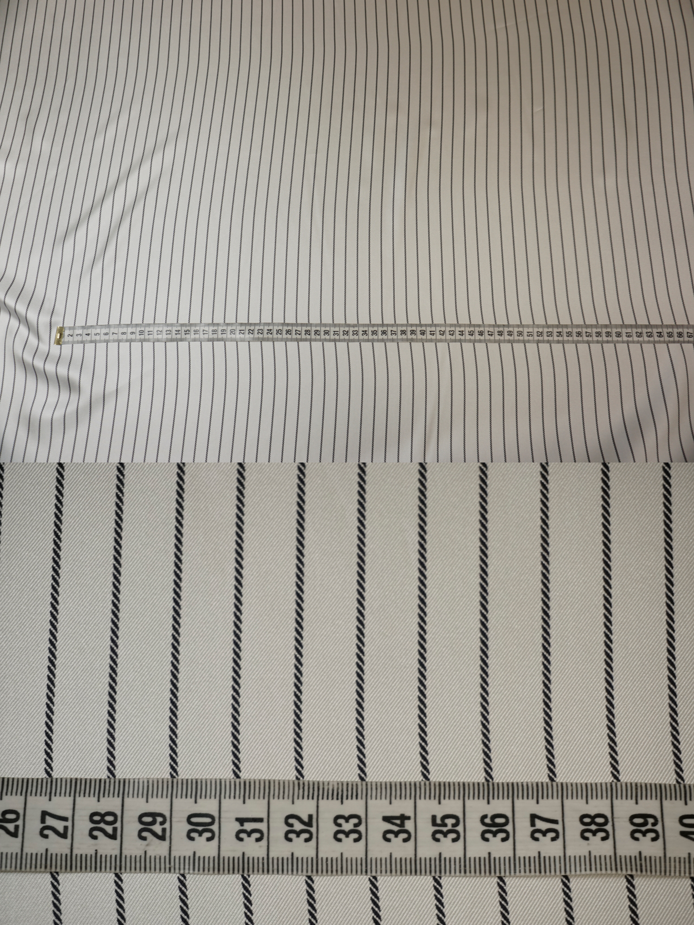 Seidentwill ecru-schwarz