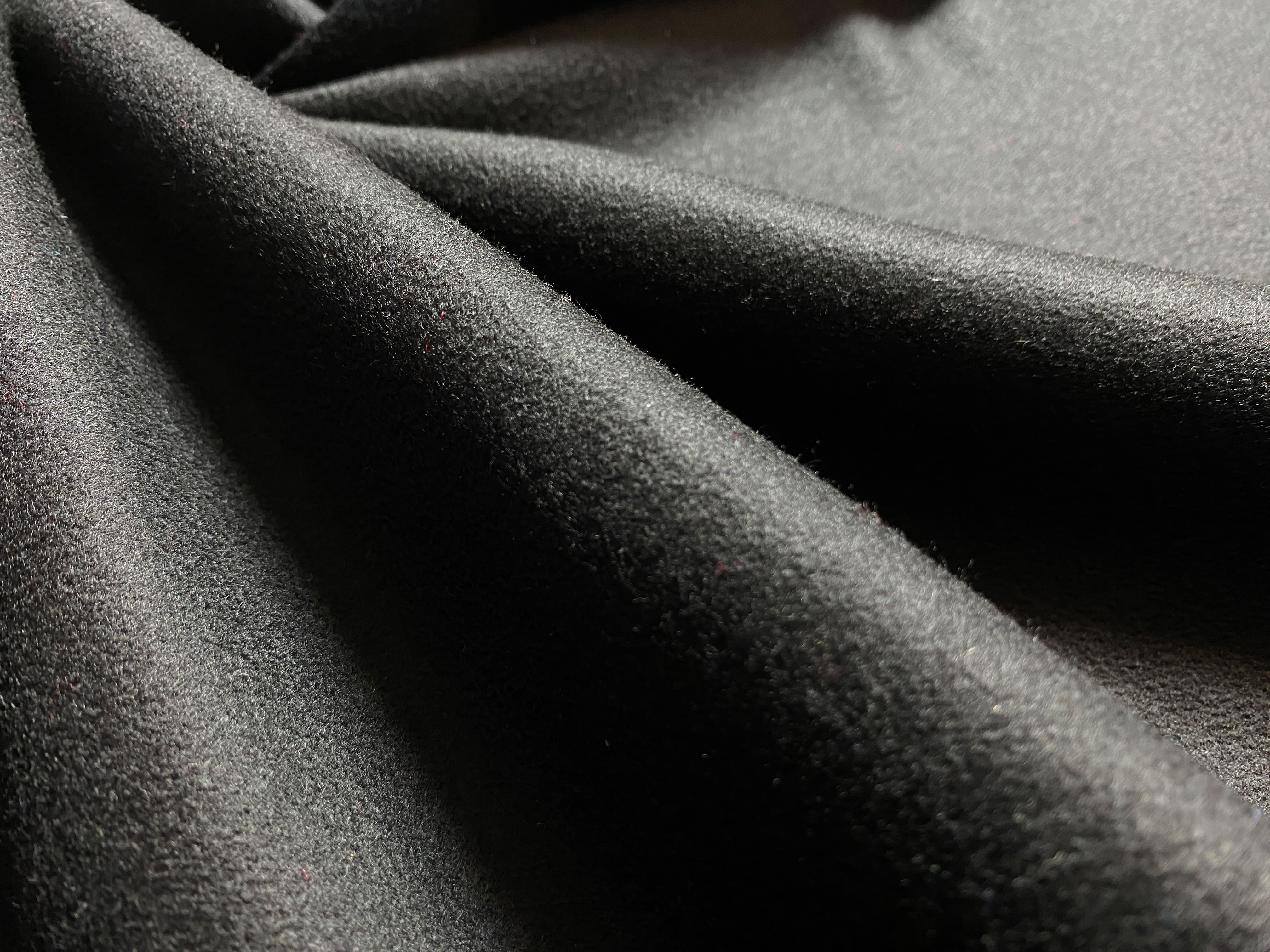 Double Face Kaschmir schwarz