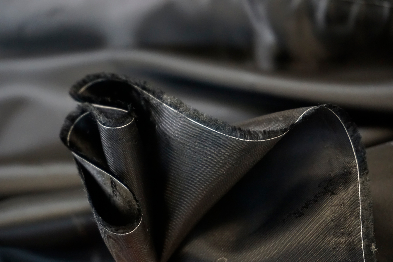 Futterjacquard - schwarz