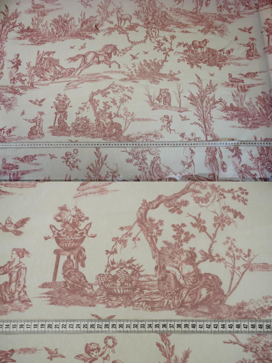 Seidenorganza - Toile de Jouy