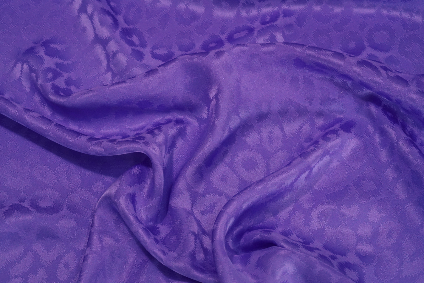Jacquardseide - lila