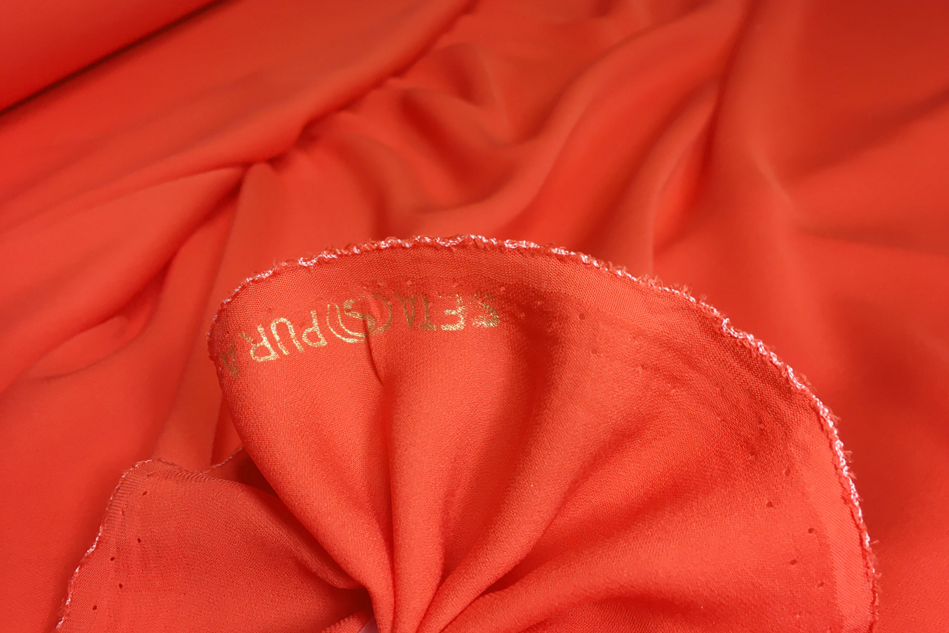 Seidencrêpe - orange