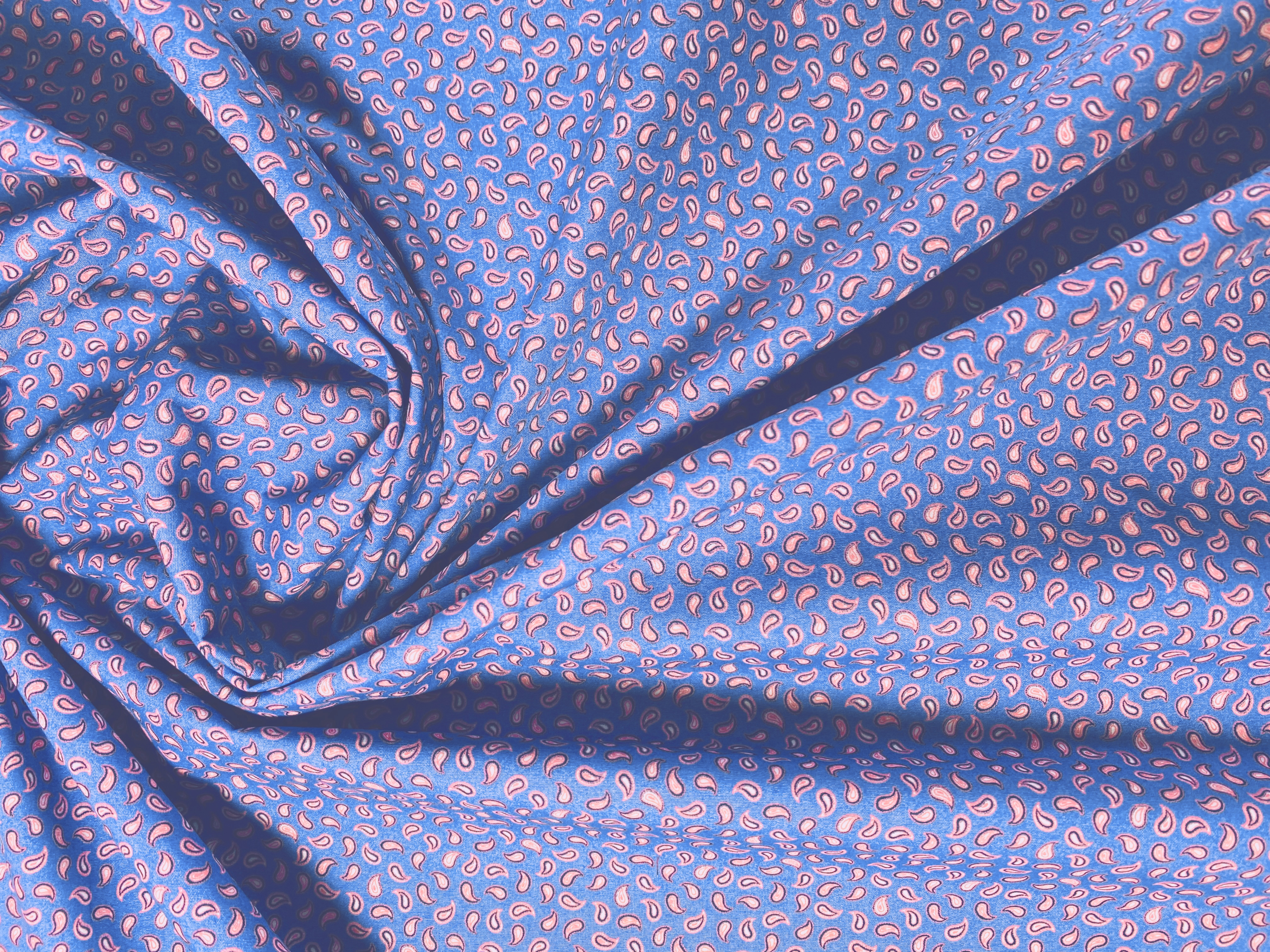 Popeline kleines Paisleymuster