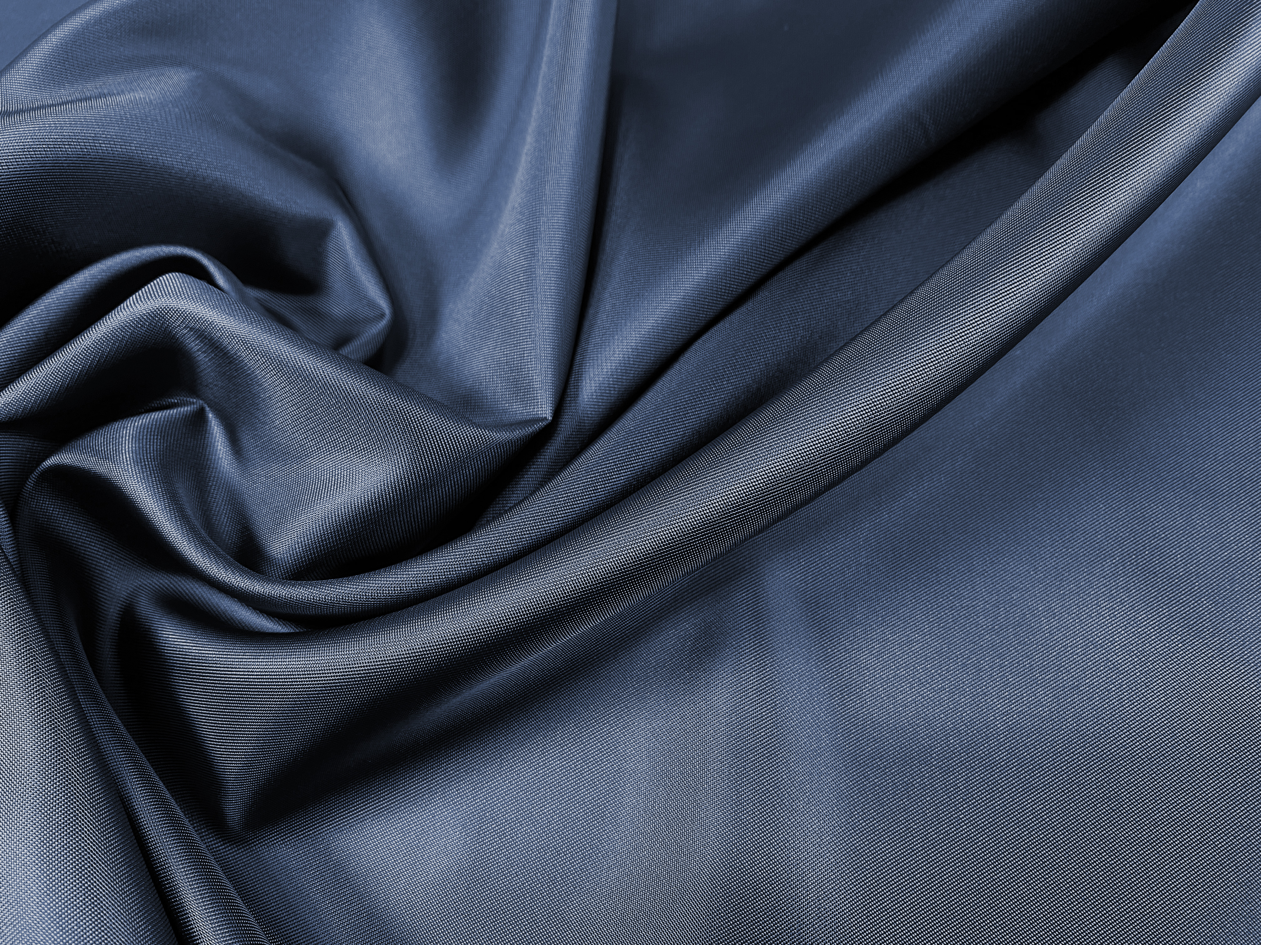 Sergefutter dunkelblau