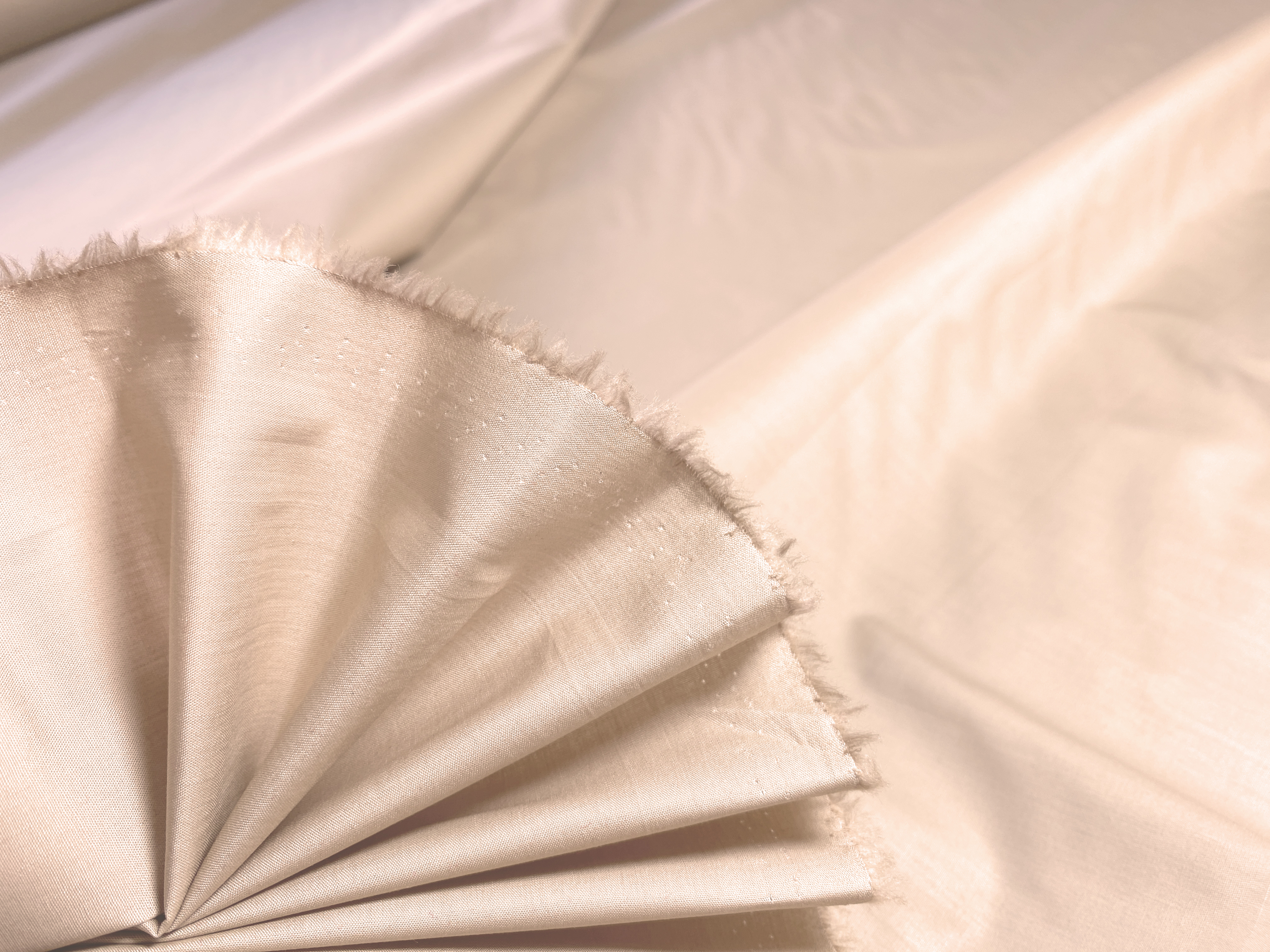 Baumwolle Popeline beige