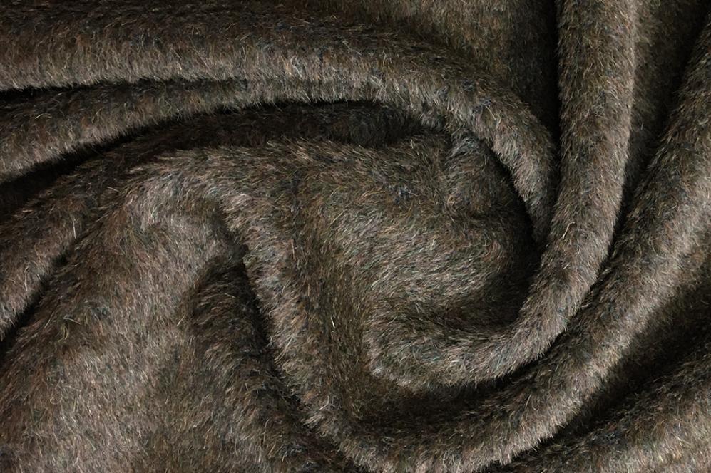 Alpakamischung braun mit Flor