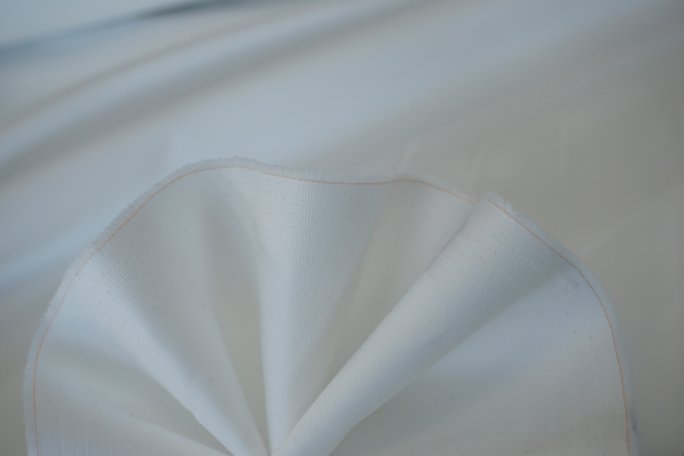 Baumwollstretch - weiß