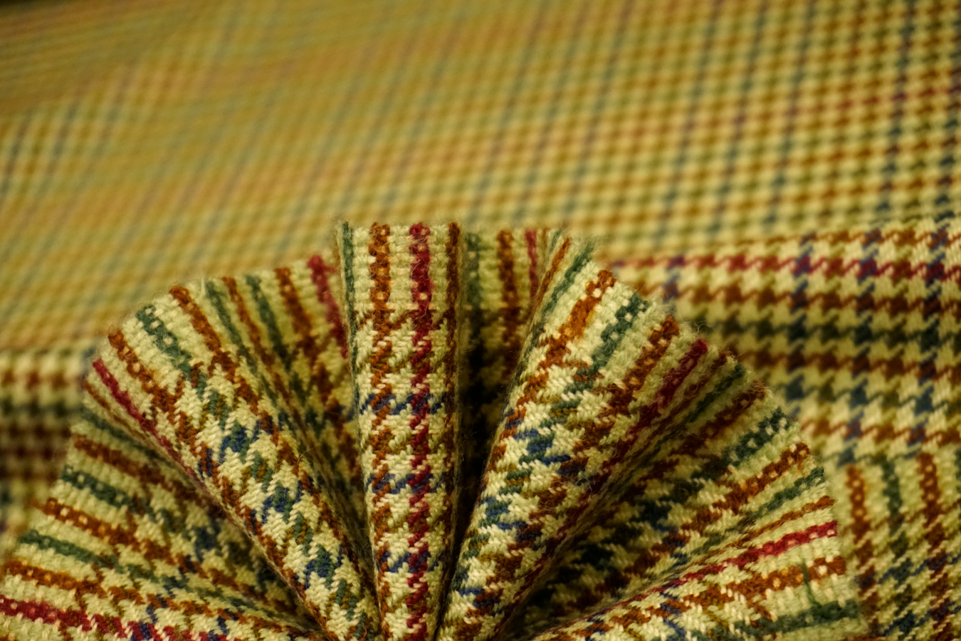 Schurwolle - Hahnentritt