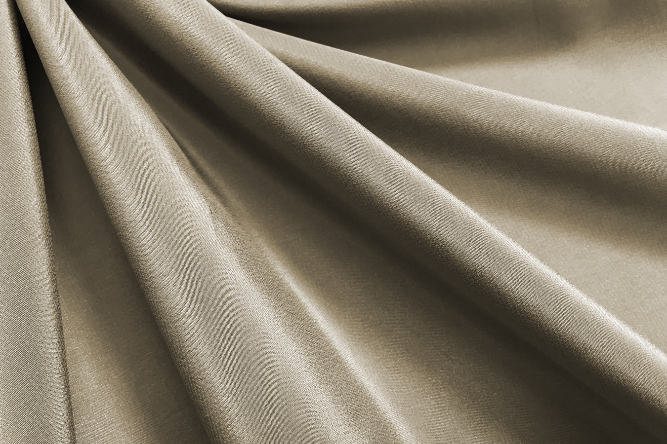 Seide - Crêpe de Chine, oliv