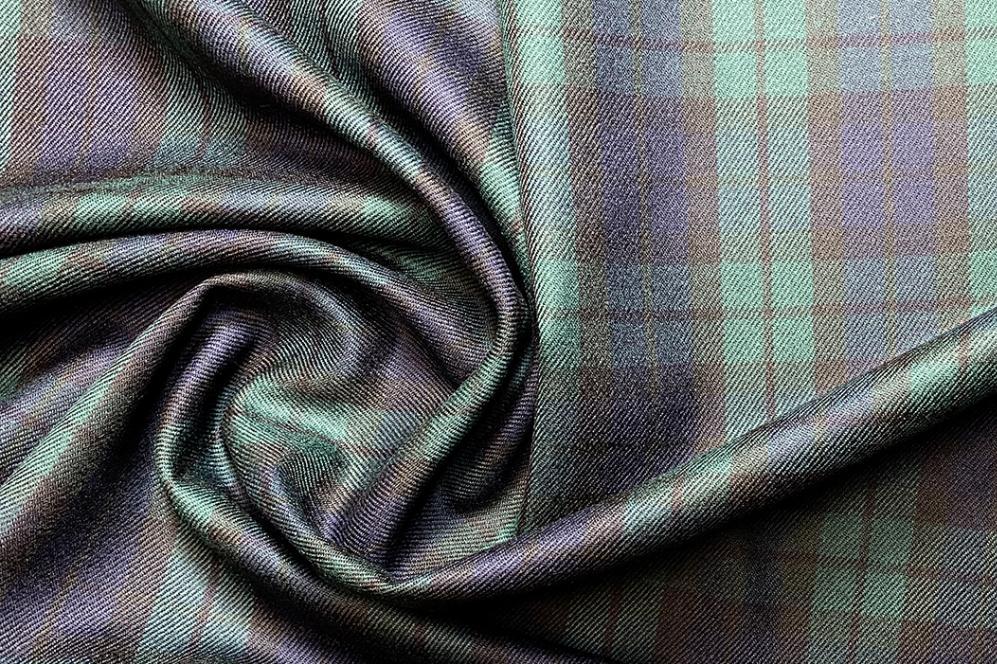 Schurwollflanell - Schottenmuster