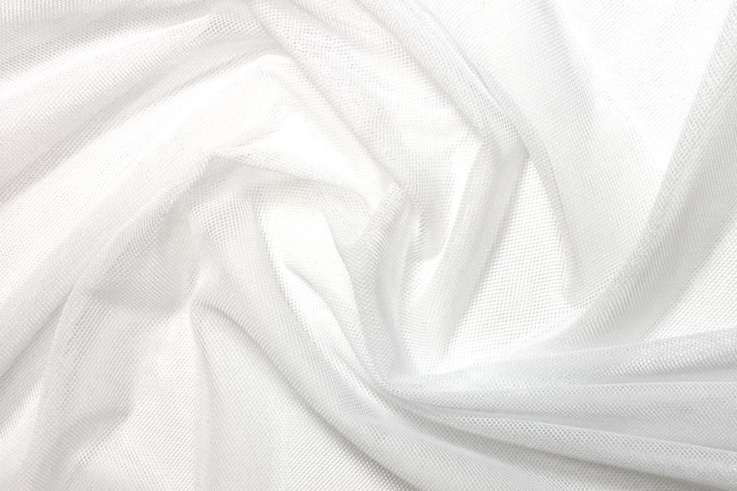 Baumwolltüll - weiß