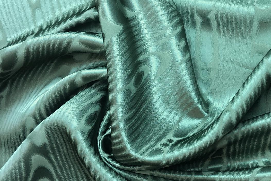 Viskosemoiree - meergrün