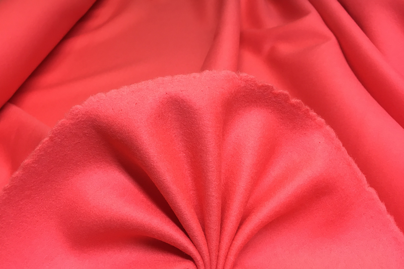 Kaschmir Double Face - korallenrosa