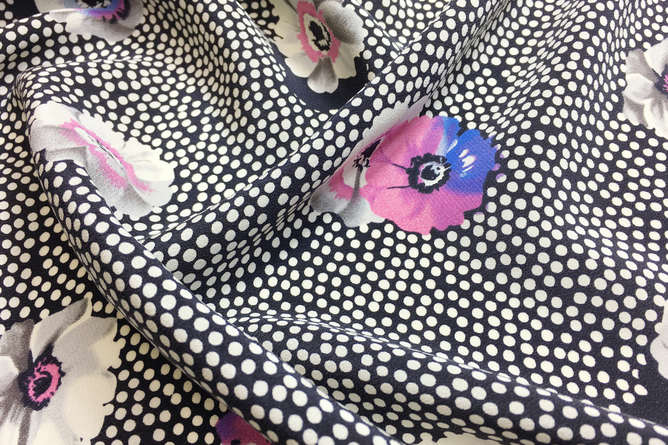 Seidencrêpe - Blüten