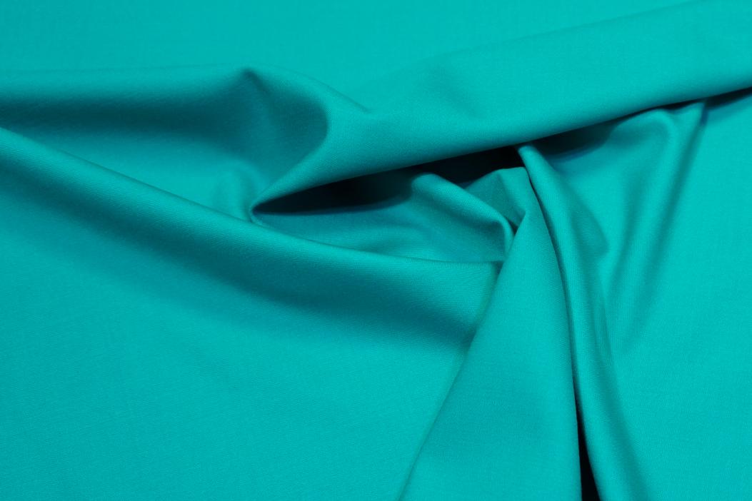 Schurwollstretch - türkis