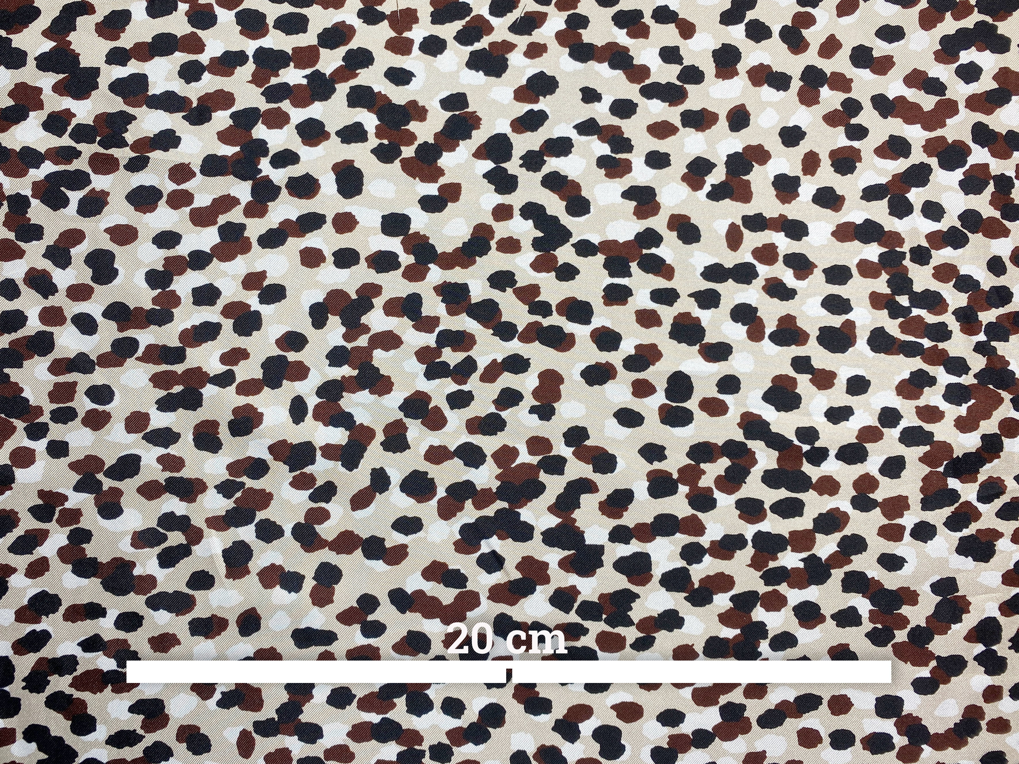 Seidentwill beige-braun