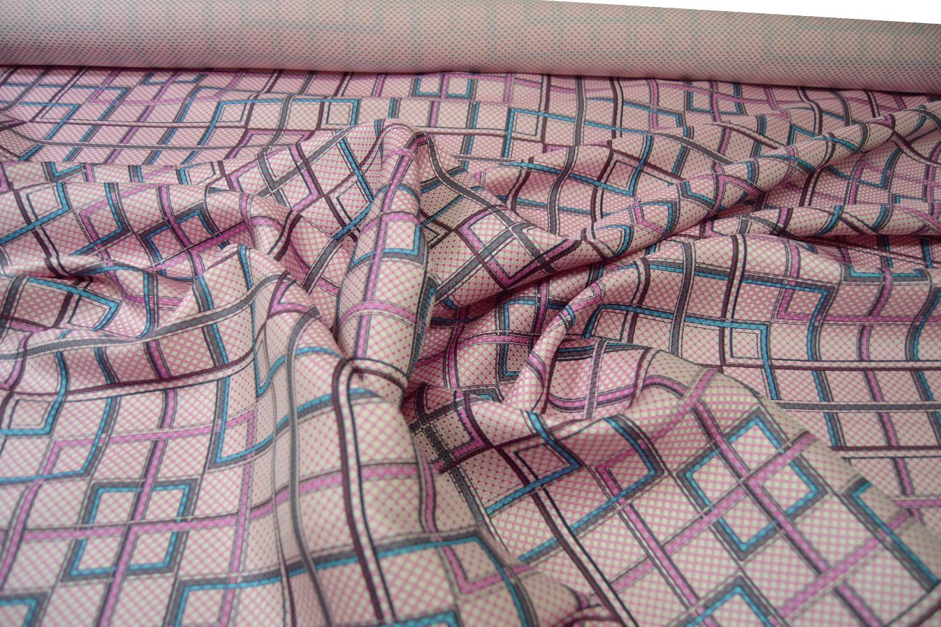 Seiden - Jacquard bedruckt