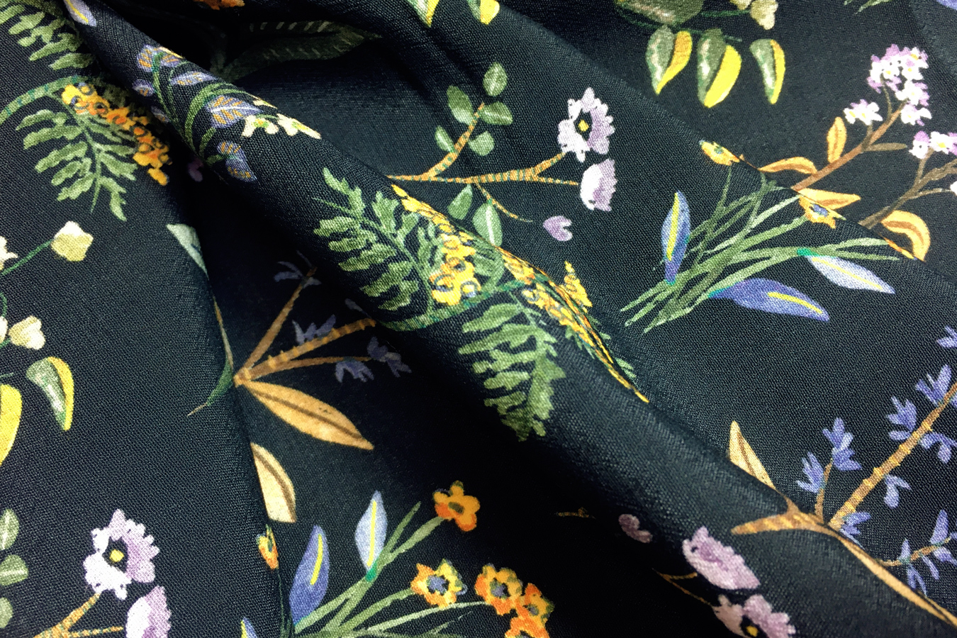 Viskosestretch - Wiesenblumen