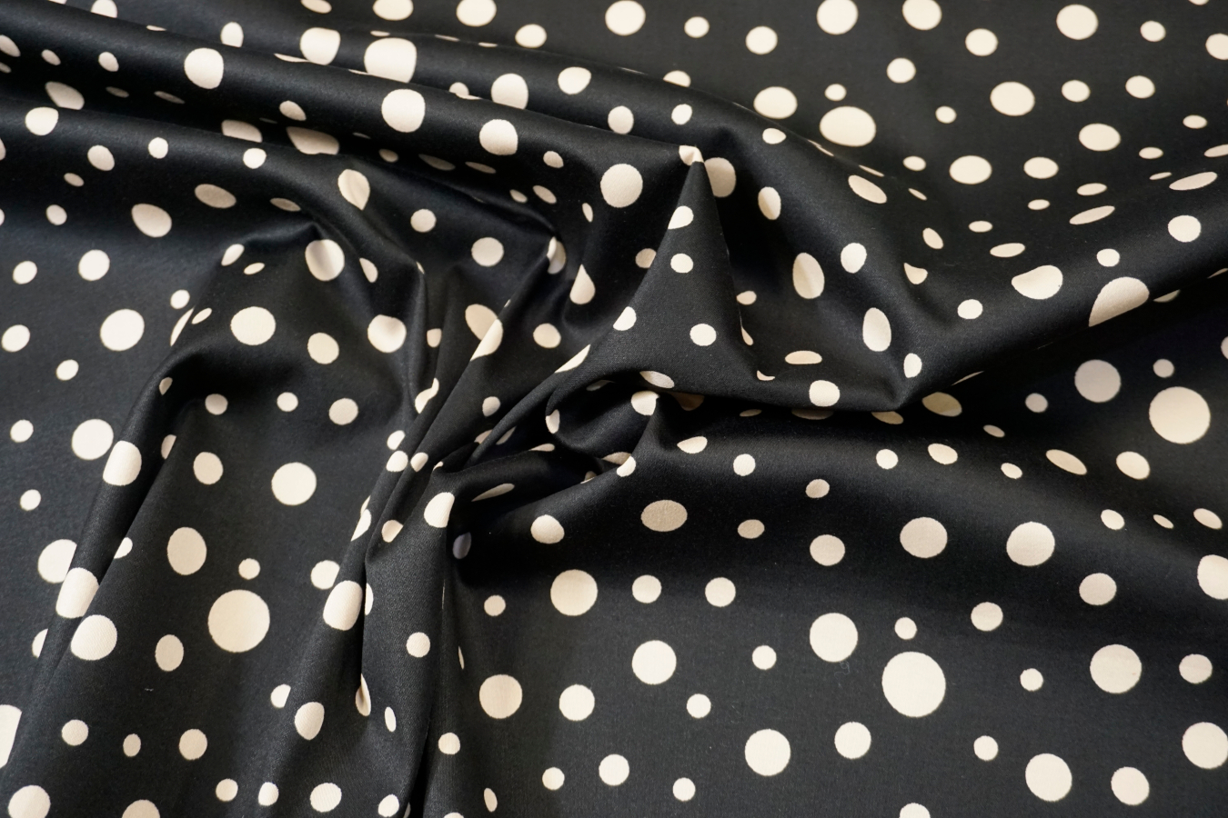 Baumwollstretch - Punkte