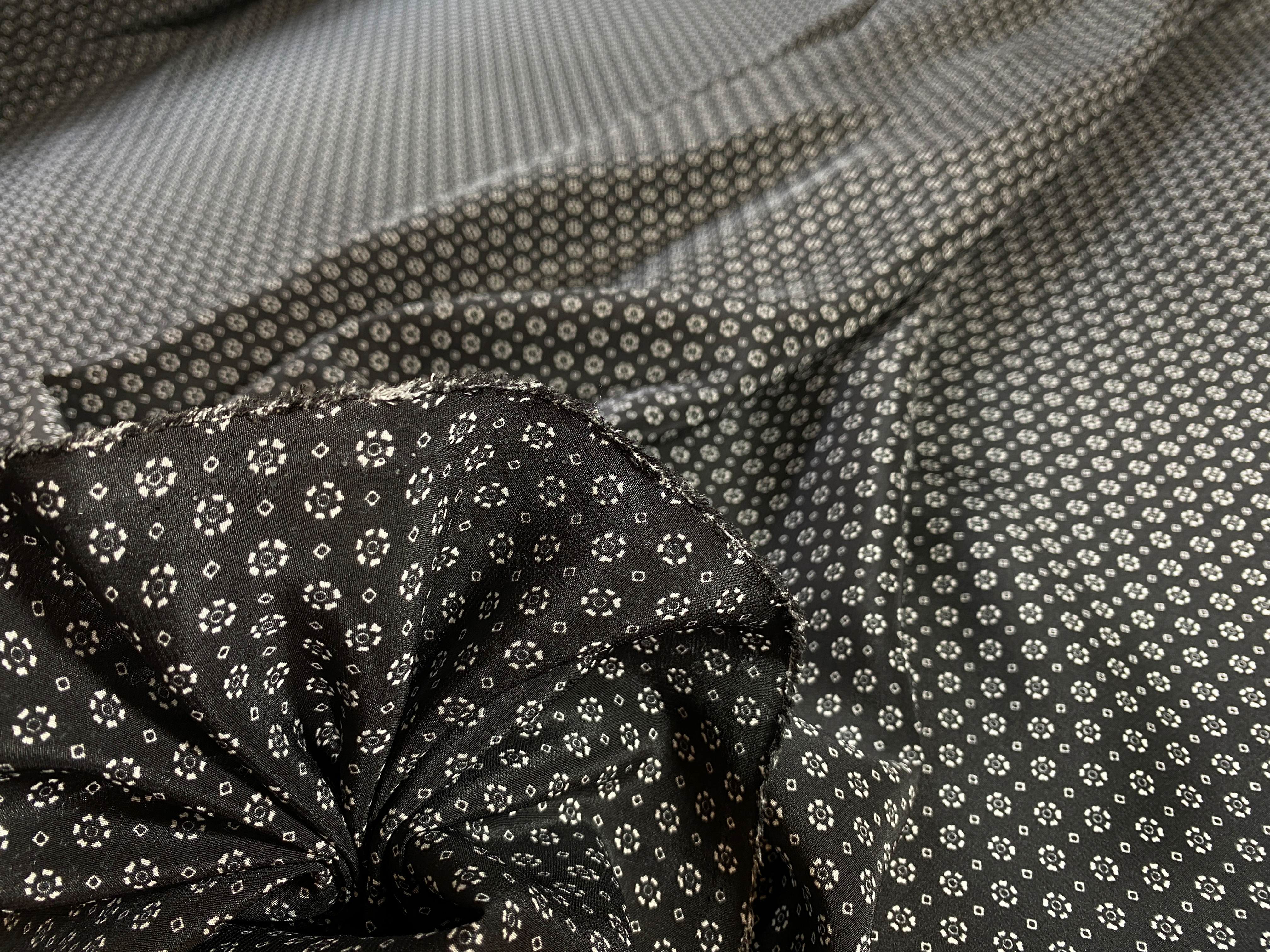 Crepe de Chine Krawattenmuster