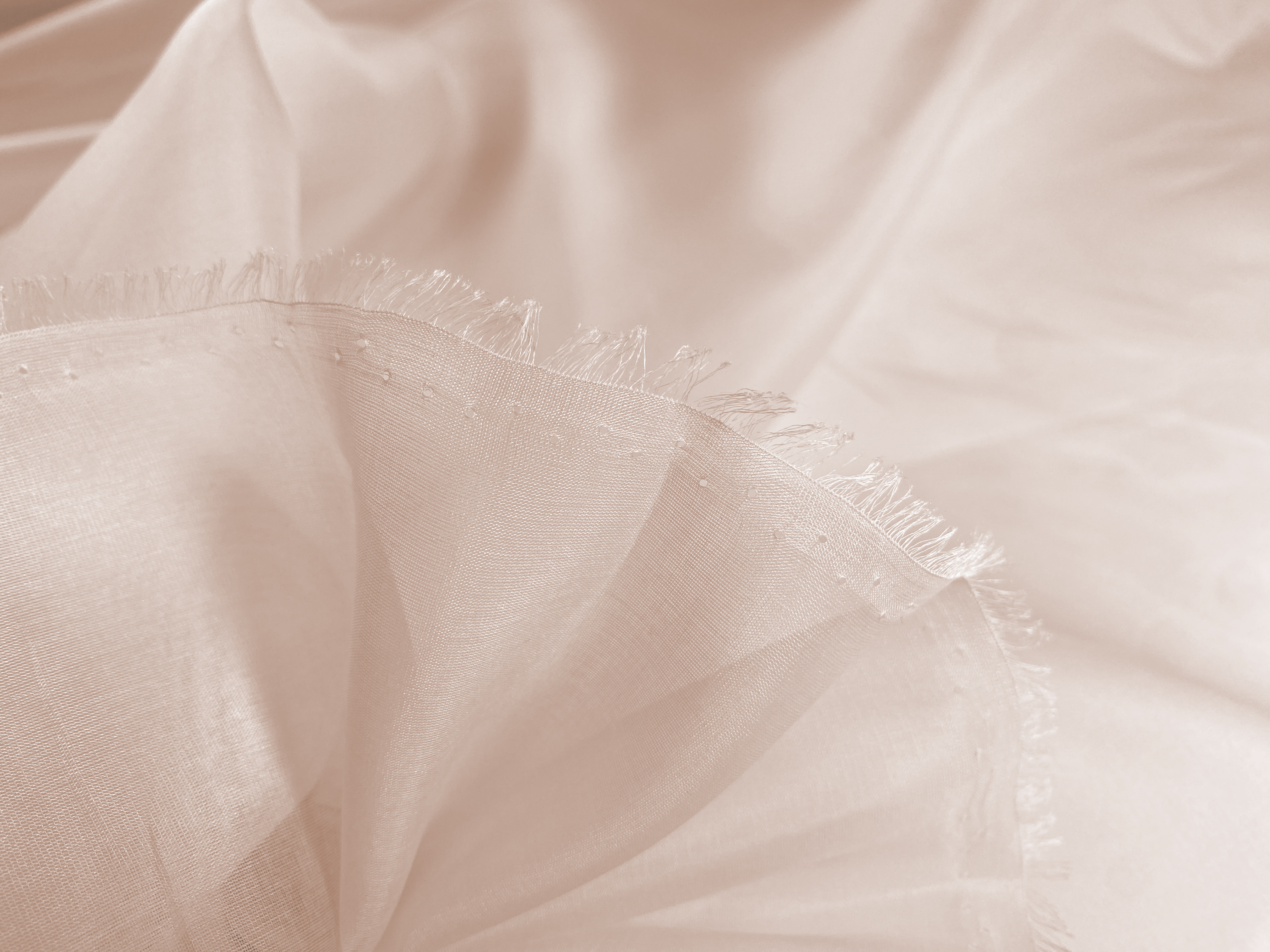 Seiden-Organza hautfarben