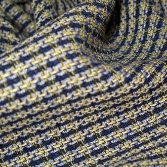 Schurwoll-Viskosemix mit blau