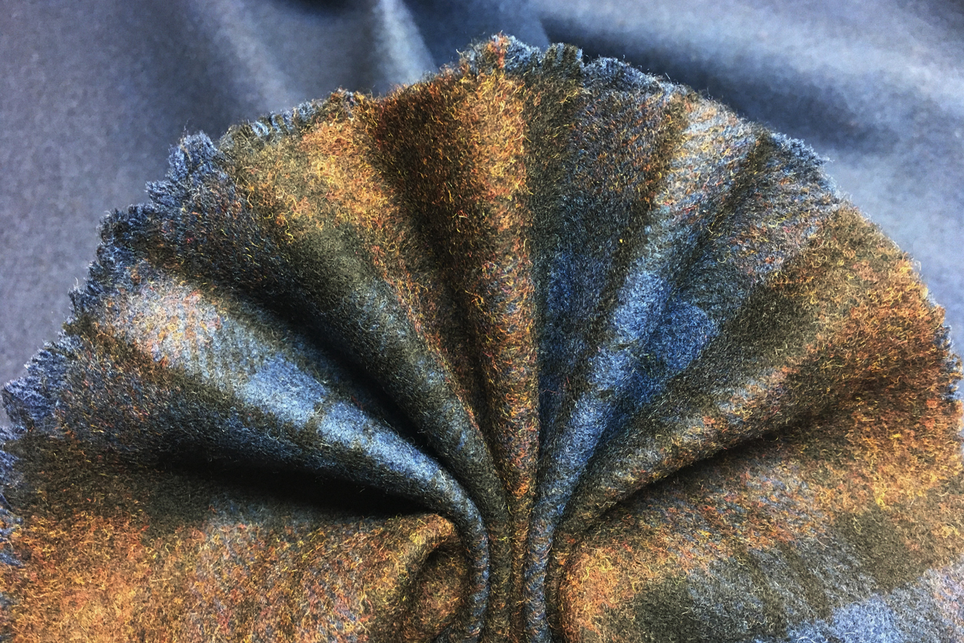 Doppelseitige Mantelware - kariert