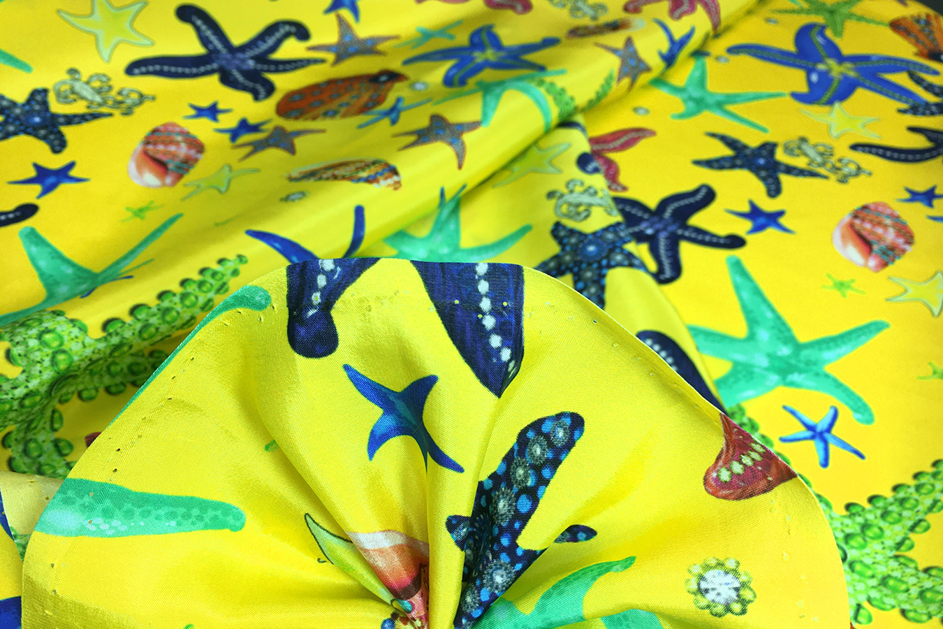 Seidentaft - Seesterne