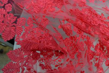 Gimpenspitze - erdbeerpink