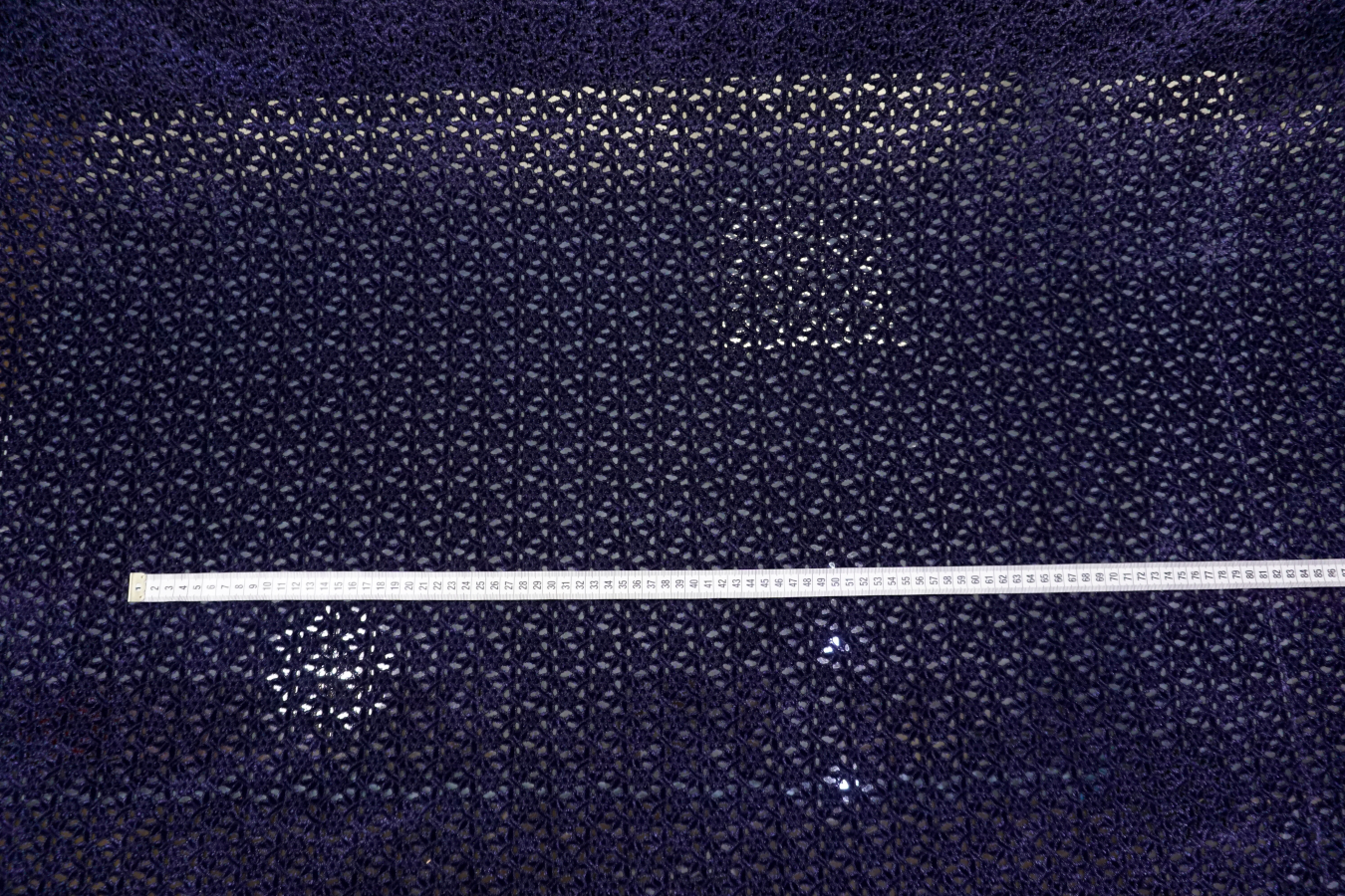 Seidensamt - tintenblau