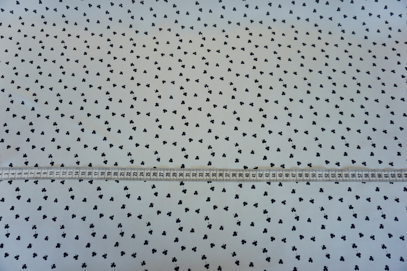 Seidencrêpe - Kleeblätter