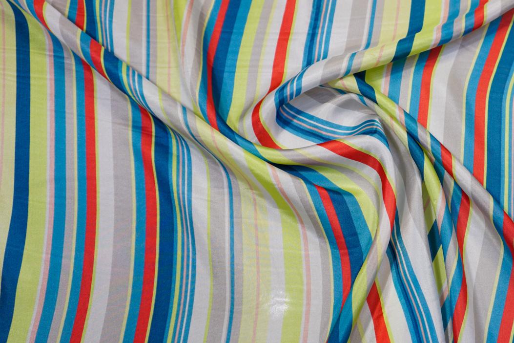 Seide - gestreift