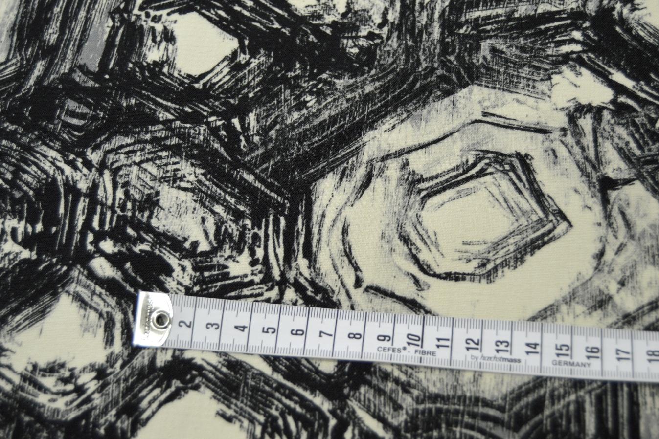 Schurwolle - schwarz-wollweiß