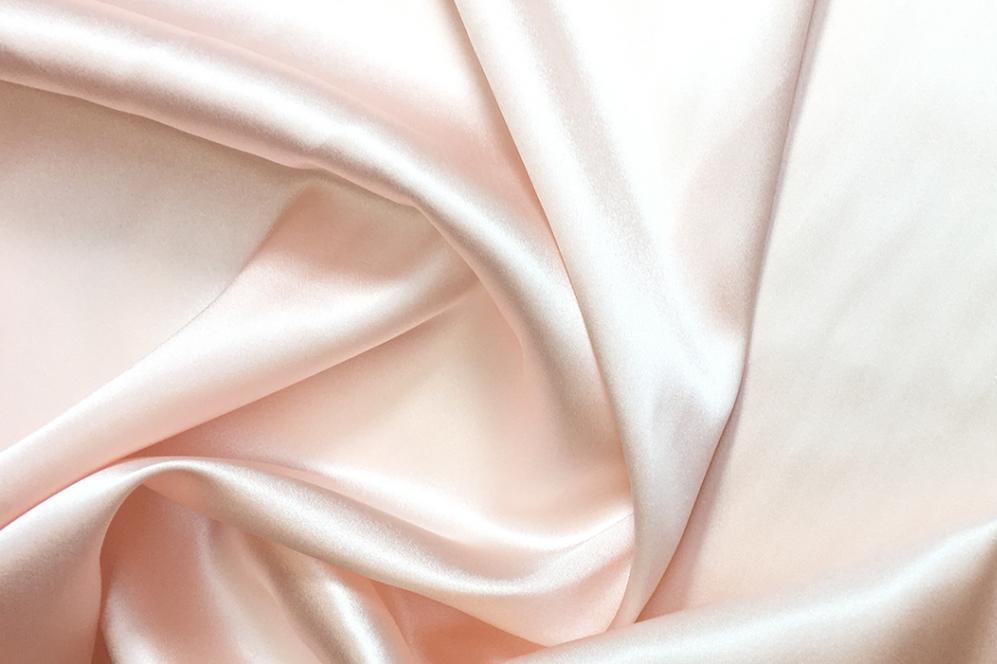 Elastische Seide - rose