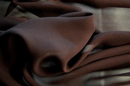 feine Seide - schokoladenbraun