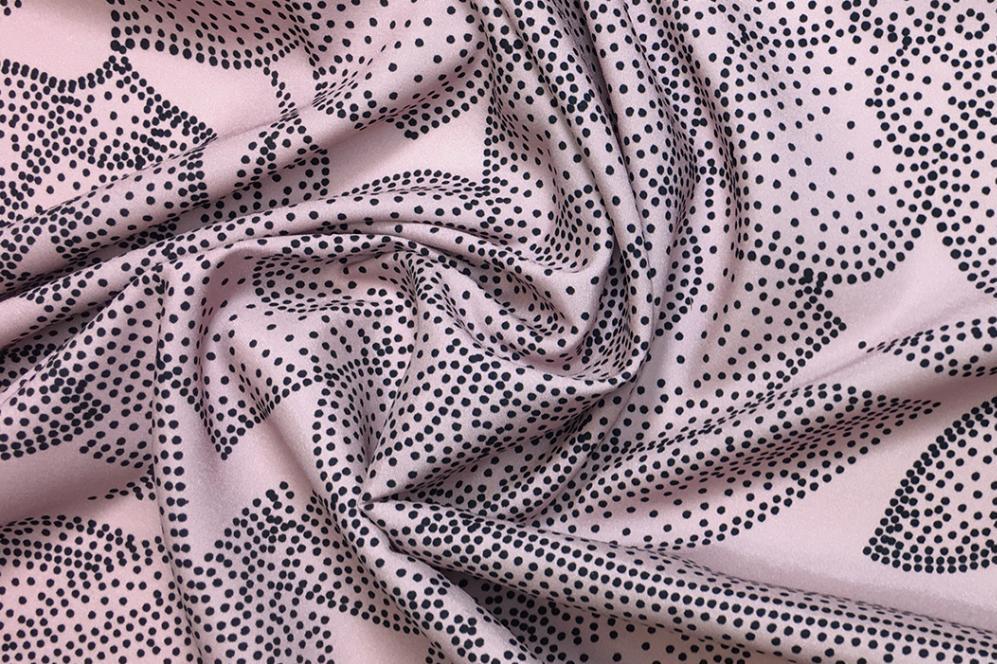 Seidenstretch - Punktmuster