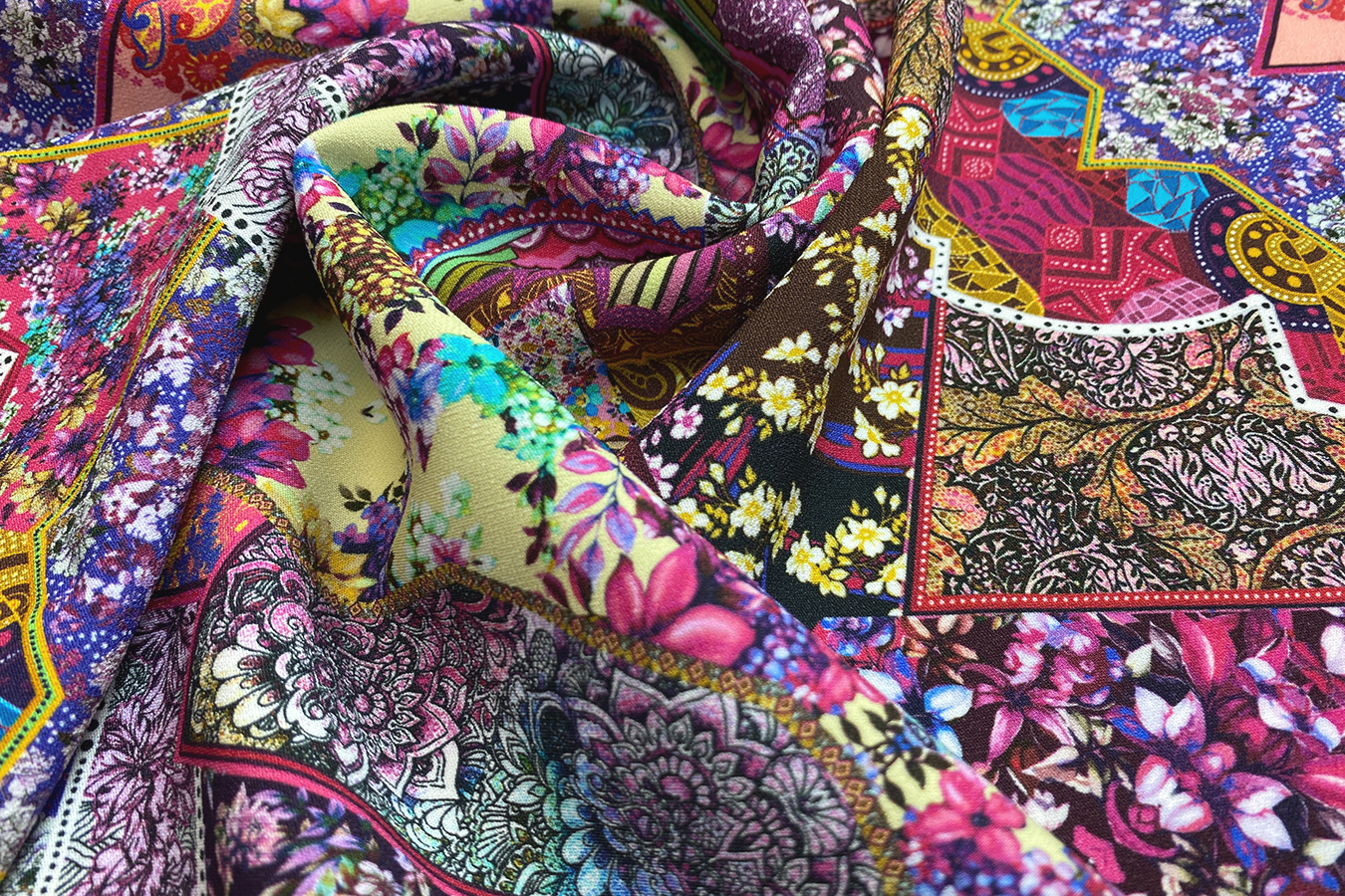 Viskose - Bortenmuster