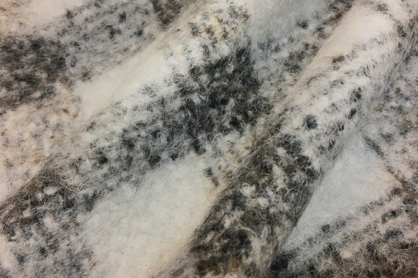 Alpakamischung - braun-grau