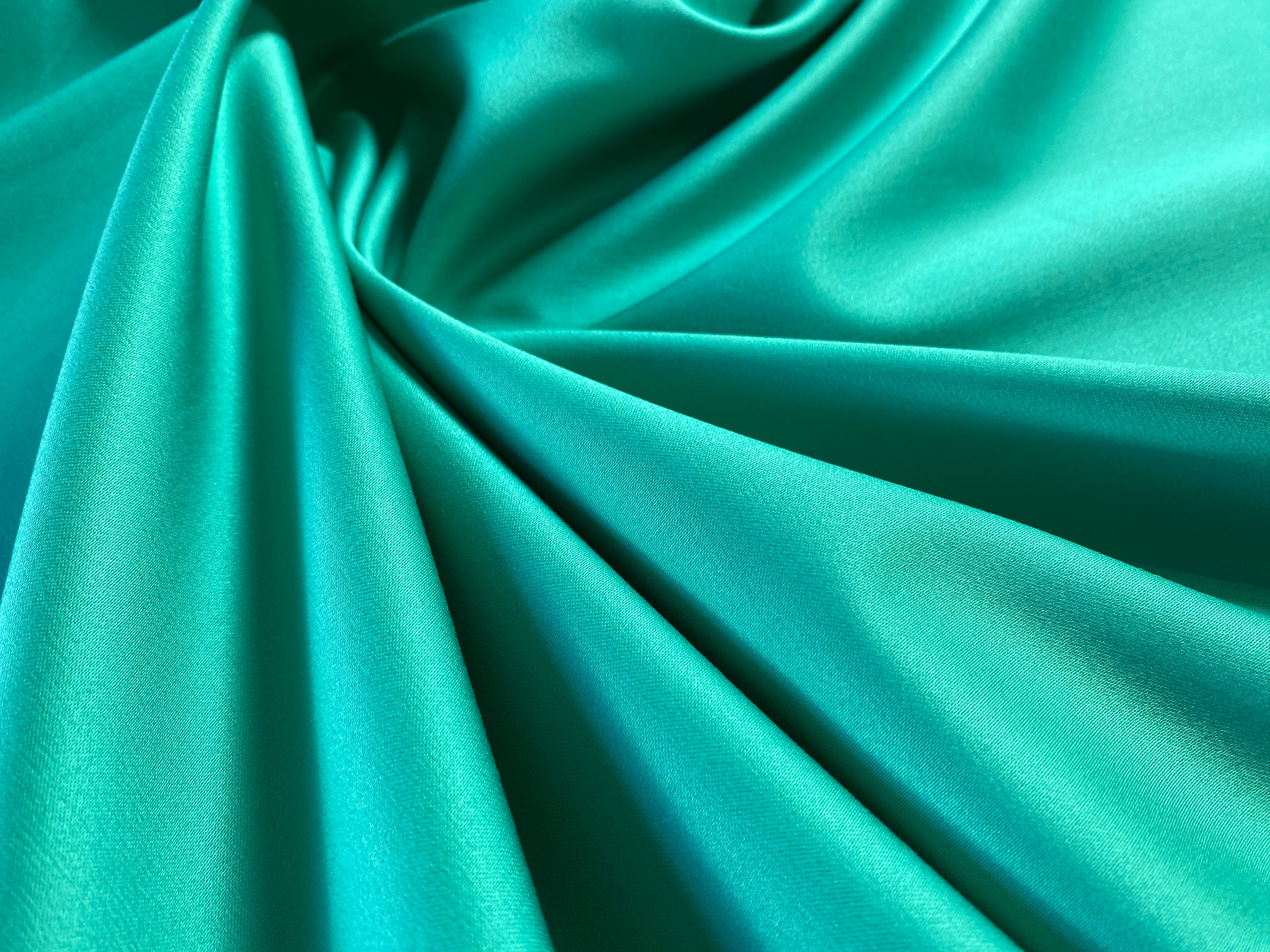 Baumwollsatin türkis