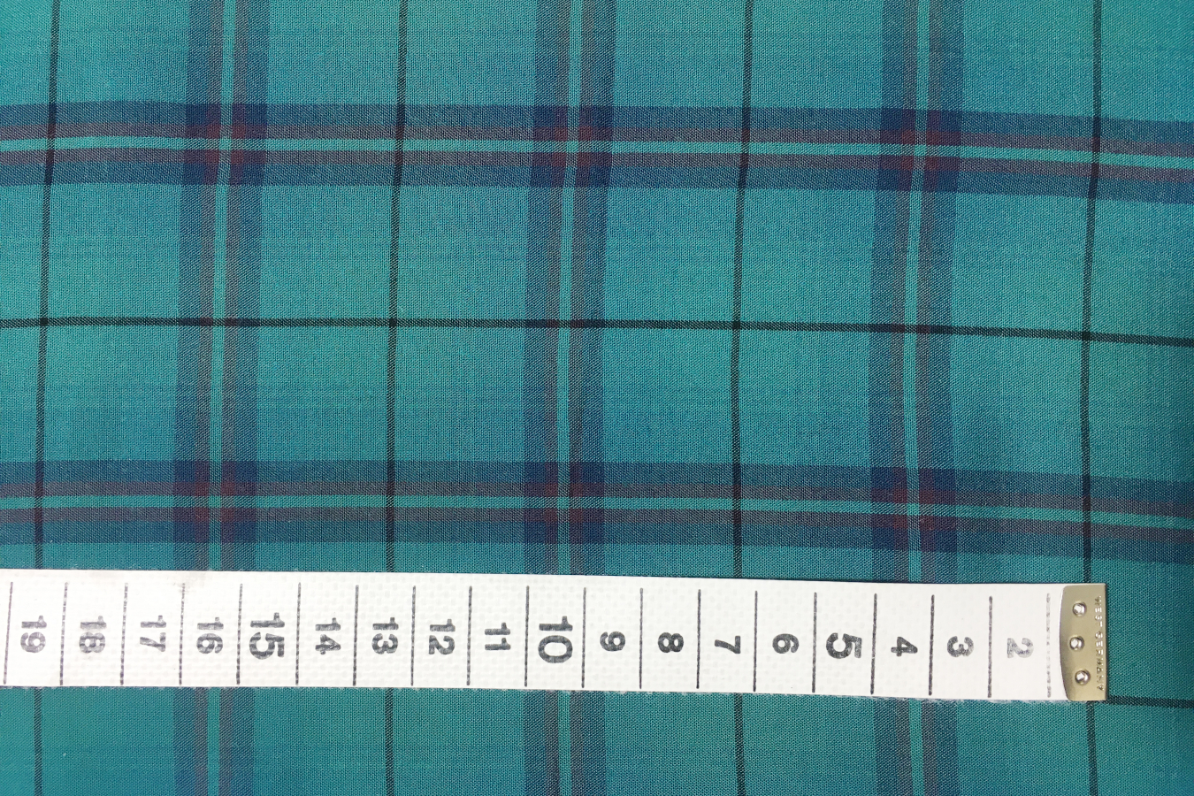 Schottenmuster - blaugrün