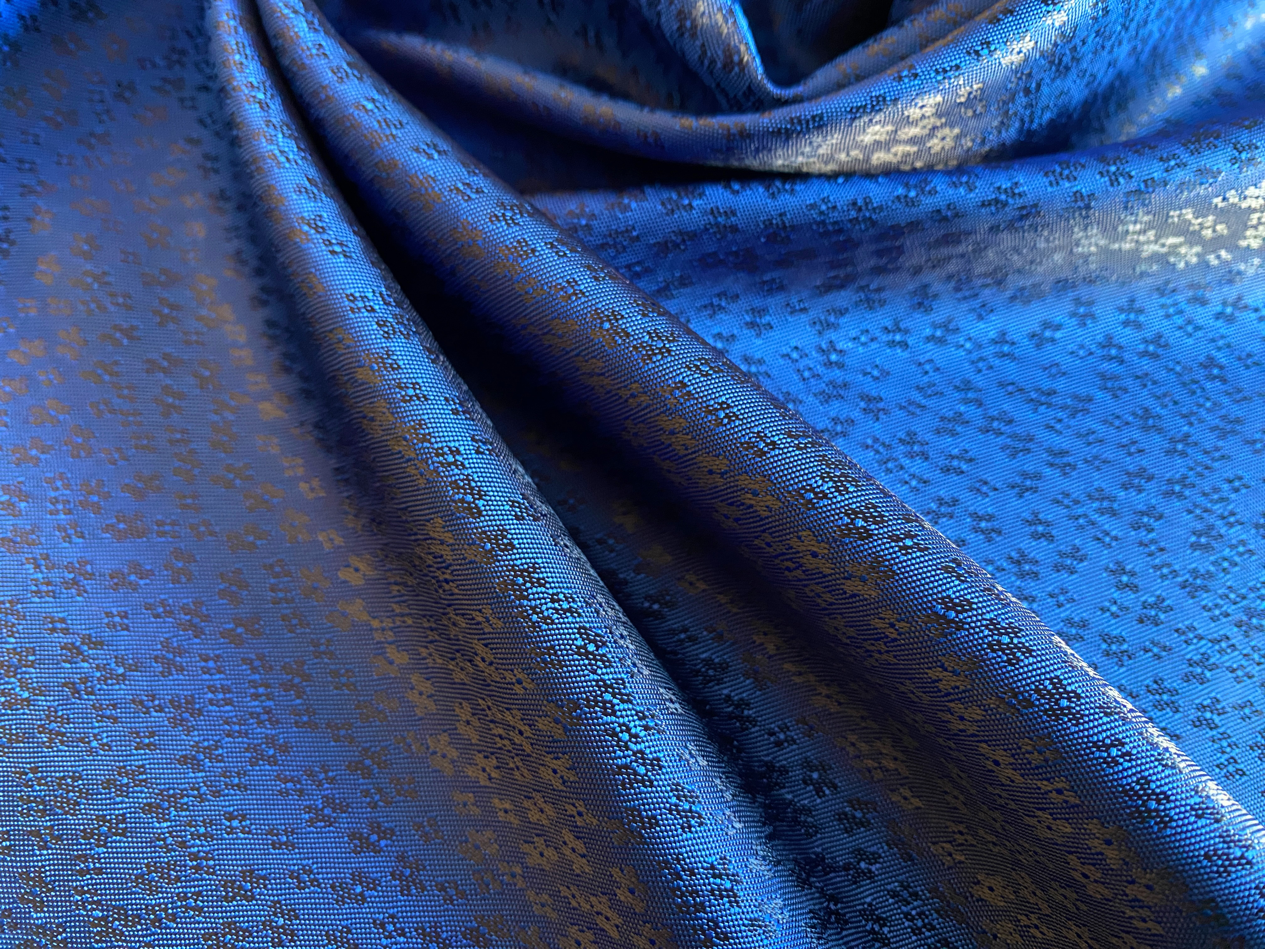 Jacquardfutter königsblau