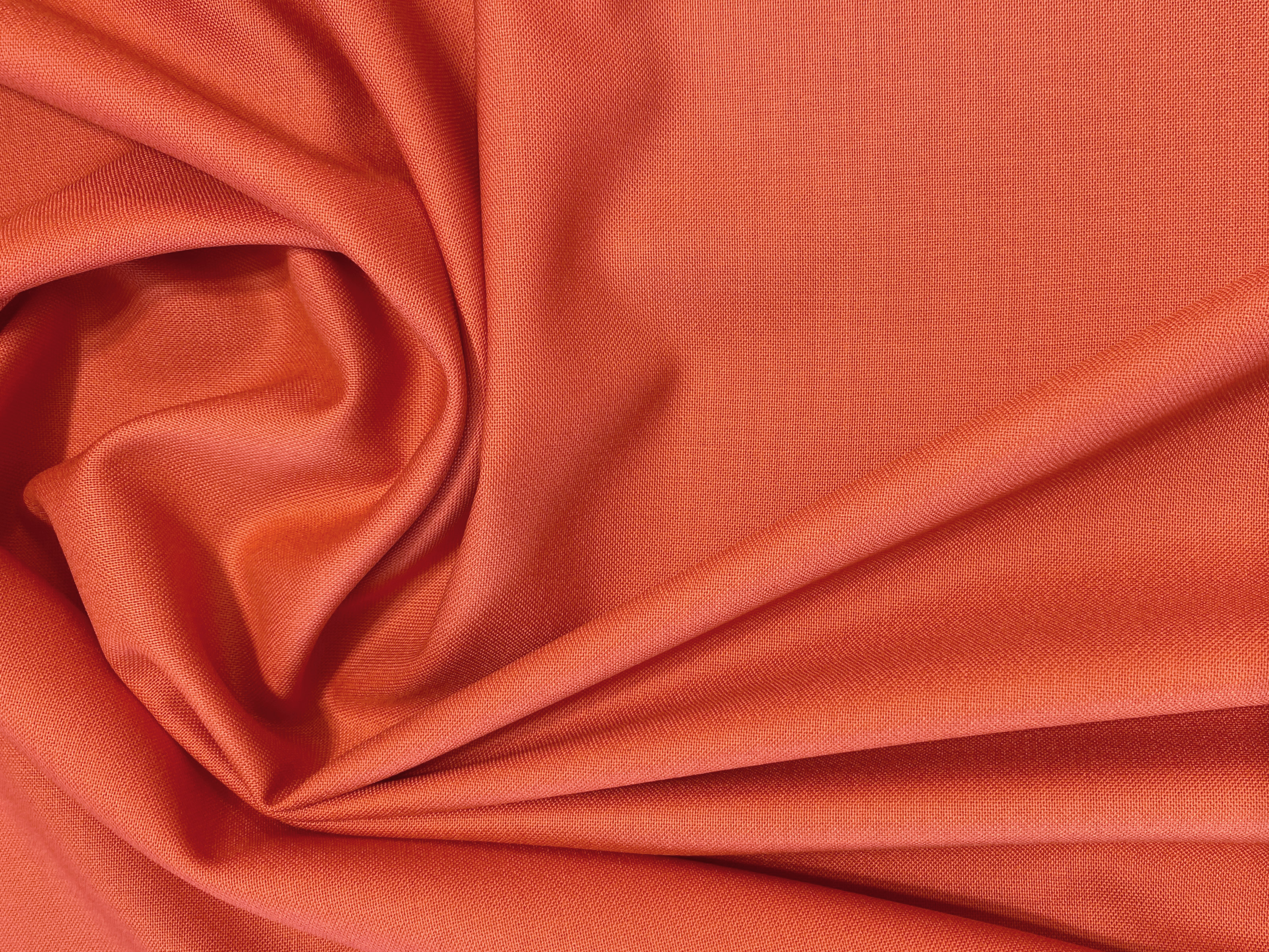 Merino-Schurwolle korallenfarbig