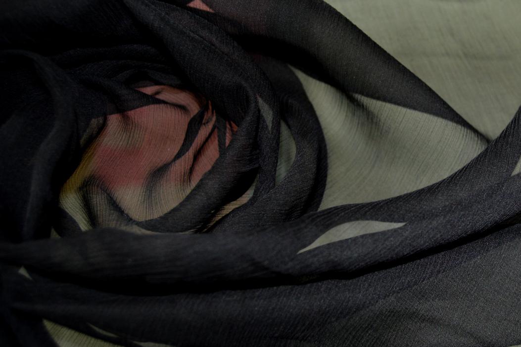 Chiffon - schwarz