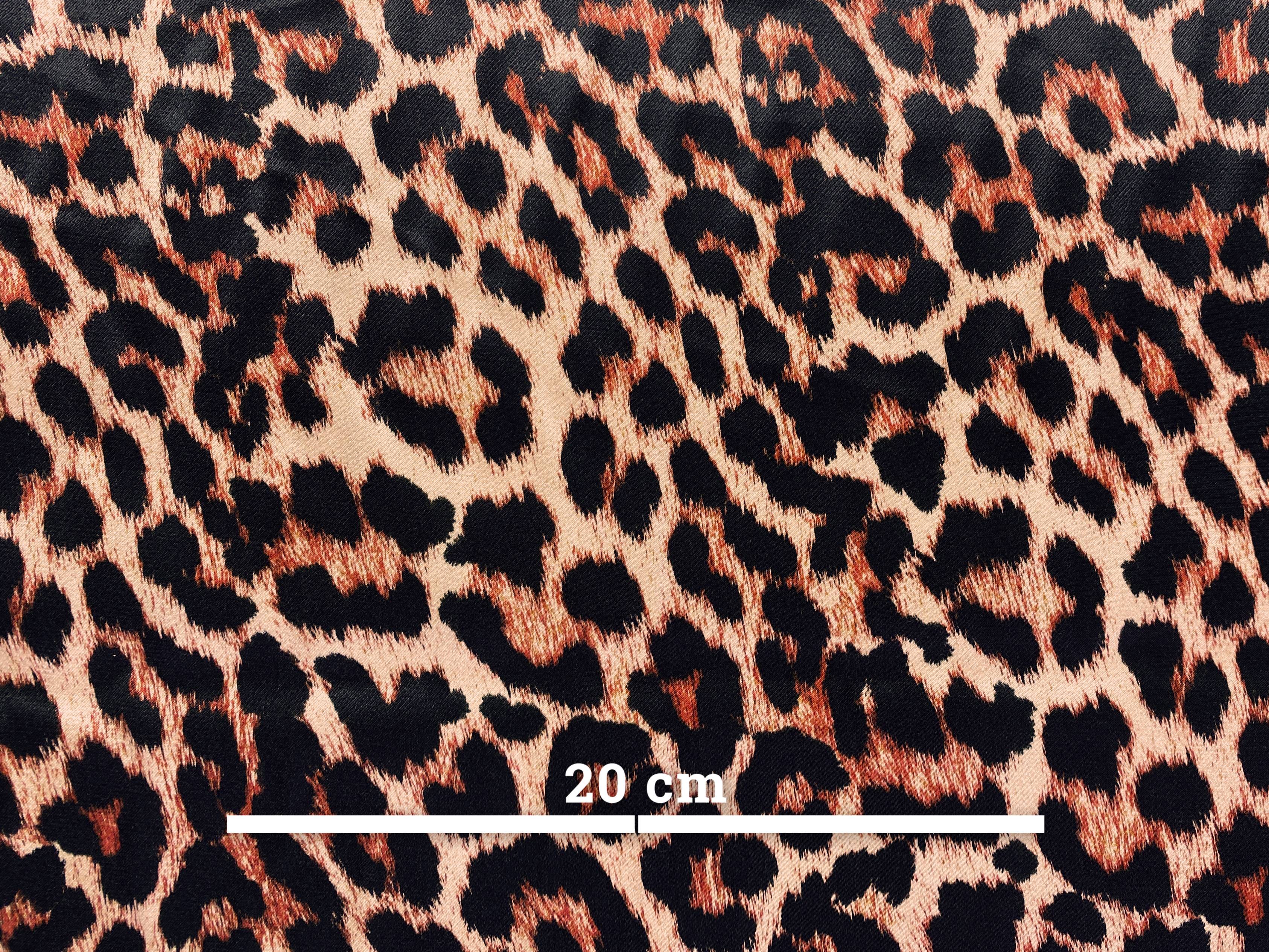 Satin Leopard schwarz-rost