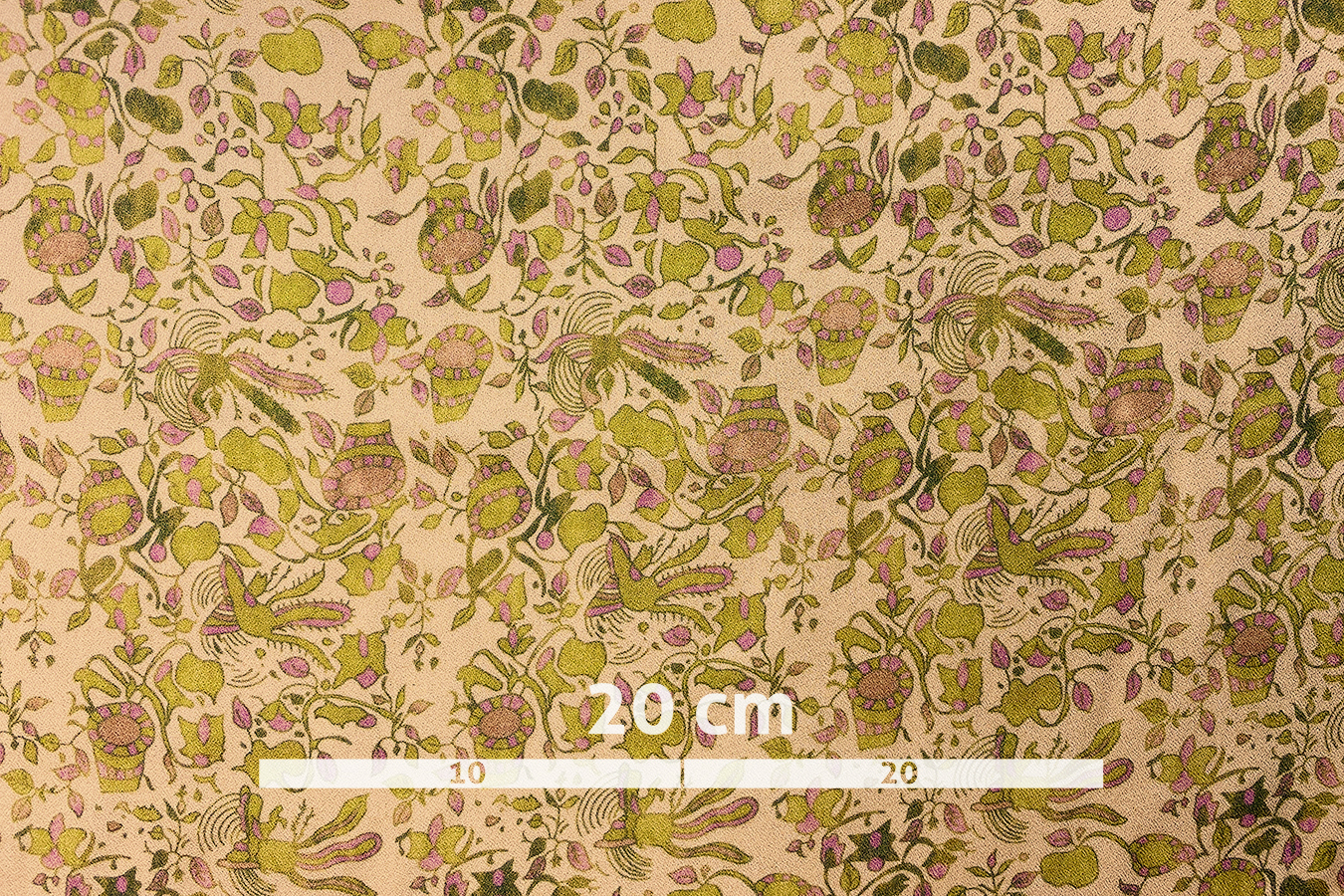 Crêpe Wollmischung - Kakteen